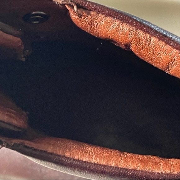 Keen Leather Ankle Boots brown tie front size 6.5 rubber type toe guard - Picture 6 of 13